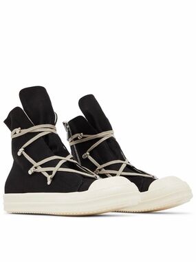 2024 Rick Owens Lido DRKSHDW Hexa High 'Black Milk' Size 41
